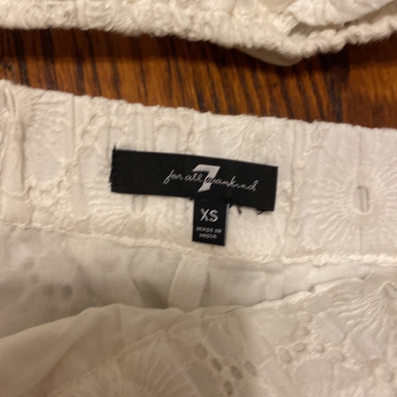 7 for All Mankind White Lace Skirt Set - Picture 3 of 4